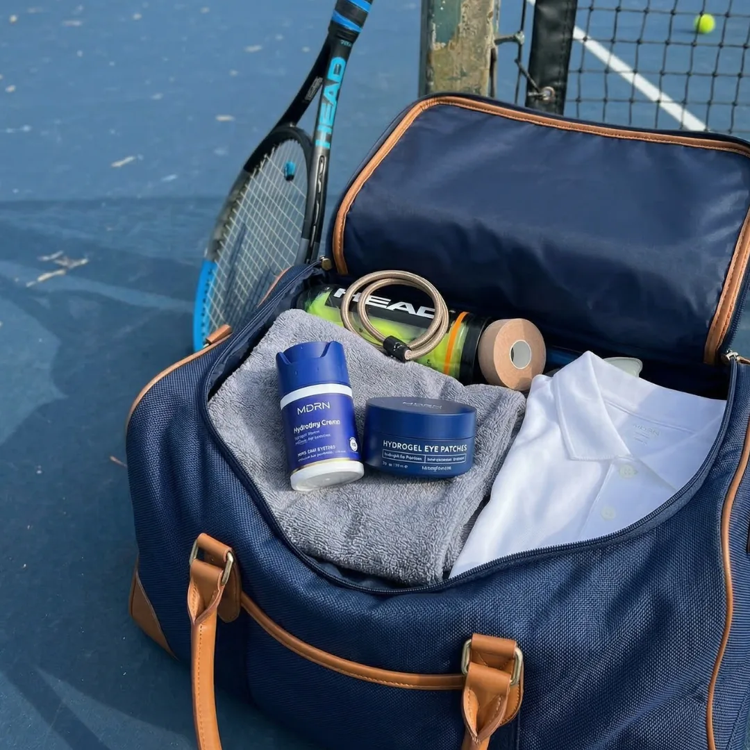 Fitness lifestyle content with MDRN products